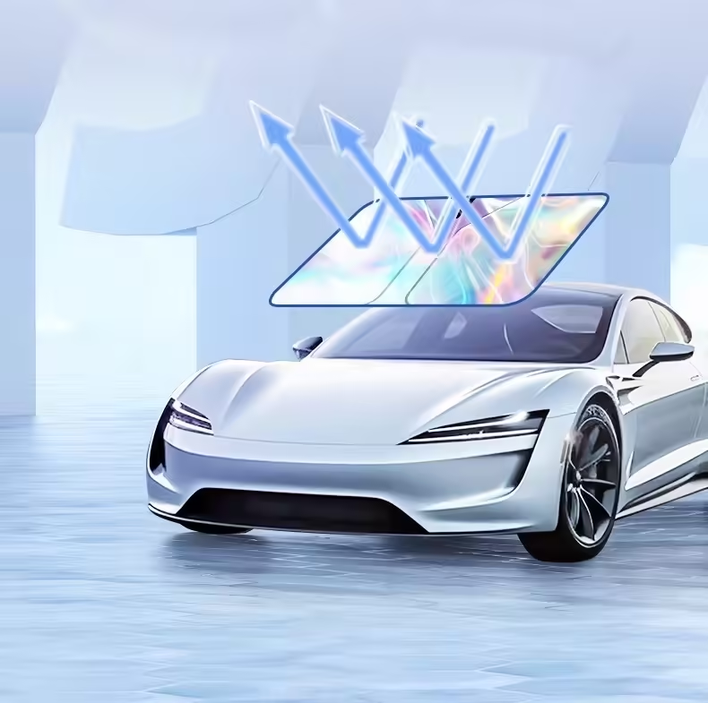 奈米鐳彩反光遮陽擋,車必備的好物: 轎車 休旅車通用型,阻擋紫外線，防止內飾老化! 有效降低車內溫度